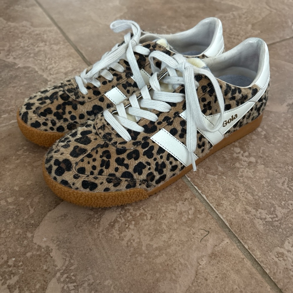 Gola Elan Tropic Trainers
Animal Leopard Print Sneakers
Size 7.5 - Picture 6 of 9